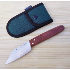 Navaja DON BENITO Recta Modelo Andaluz  Acero Inox., Flores Cortes 8 cm.con fuda de Nylon. 13225FN