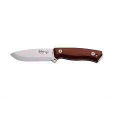 Cuchillo JV CDA SELVAN COCOBOLO ESCANDINAVO  Acero Inox. 1.4416  Madera Natural de Cocobolo Funda de Piel