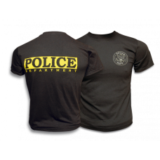 Camiseta M/c Police.color:negra.tallaxxl