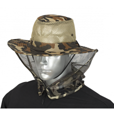 Sombrero Con Rejilla Camo Marron Barbari