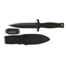 Cuchillo Albainox Negro. Funda. H: 12