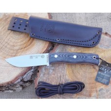 Cuchillo JOKER LYNX BS9 CM111 Hoja 10,5 cm. Micarta Negra Acero Mova 1.4116