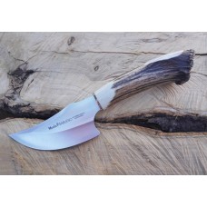 Cuchillo MUELA SABUESO-11S Hoja 11 cm. Acero Mova Asta Ciervo Caza 