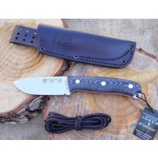 Cuchillo JOKER URSUS BS9 CM116 Hoja 10 cm. Micarta Negra Acero Mova 1.4116 